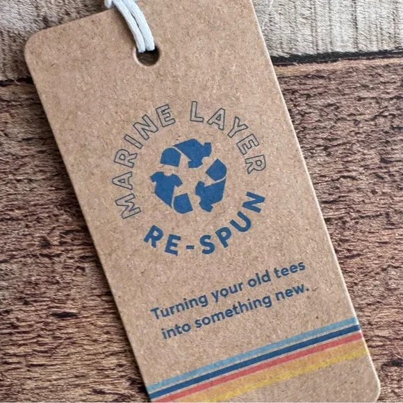 Marine Layer REspun Archive Pom Beanie Green Adult ONe SIze New With Tags - Picture 4 of 4